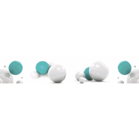 Кухонный фартук ШАРЫ 3D БИРЮЗА